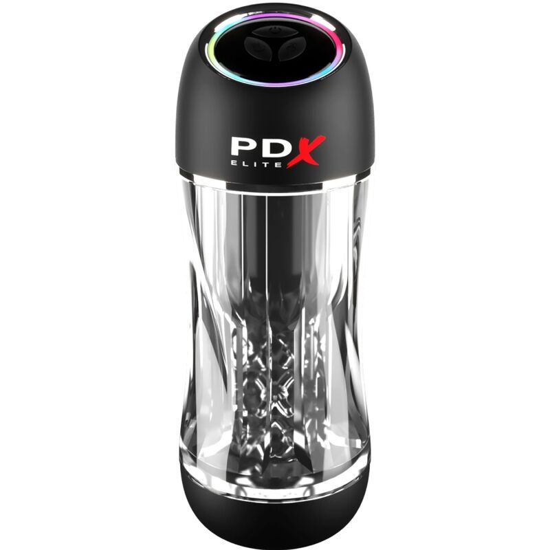 PDX ELITE - WIBRATOR STROKER VIEWTUBE PRO PRZEŹROCZYSTY