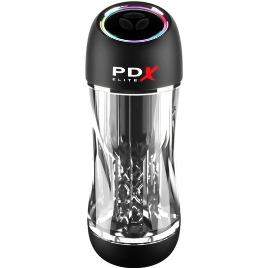 PDX ELITE - WIBRATOR STROKER VIEWTUBE PRO PRZEŹROCZYSTY