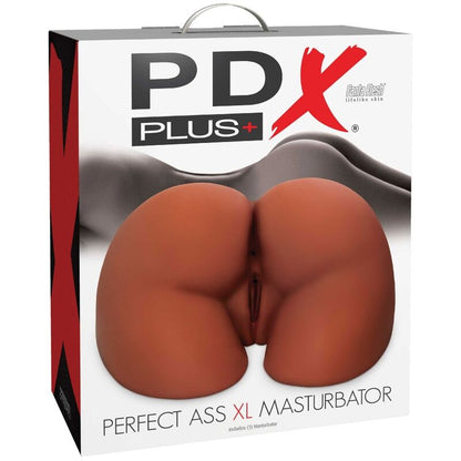 PDX PLUS - IDEALNY TYŁEK XL PODWÓJNY BRĄZOWY MASTURBATOR