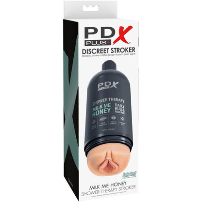 PDX PLUS - MASTURBATOR STROKER DYSKRETNY DESIGN BUTELKI SZAMPONU MILK ME HONEY