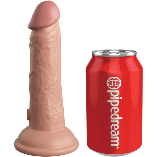 KING COCK - ELITARNEGO REALISTYCZNEGO SILIKONOWEGO DILDO 15,2 CM