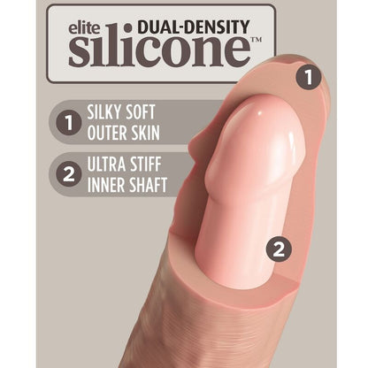 KING COCK - ELITARNEGO REALISTYCZNEGO SILIKONOWEGO DILDO 20,3 CM