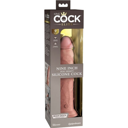 KING COCK - ELITARNEGO REALISTYCZNEGO SILIKONOWEGO DILDO 23 CM