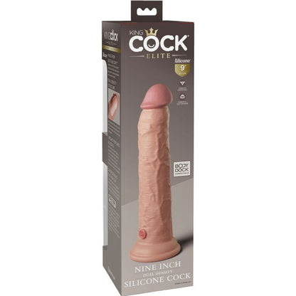 KING COCK - ELITARNEGO REALISTYCZNEGO SILIKONOWEGO DILDO 23 CM