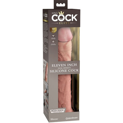 KING COCK - ELITARNEGO REALISTYCZNEGO SILIKONOWEGO DILDO 28 CM
