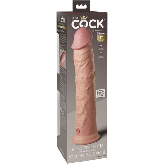 KING COCK - ELITARNEGO REALISTYCZNEGO SILIKONOWEGO DILDO 28 CM