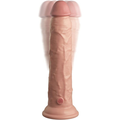 KING COCK - ELITARNY REALISTYCZNY WIBRATOR DILDO Z SILIKONOWYM PILOTEM 23 CM