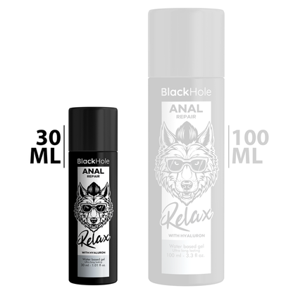BLACK HOLE - REGENERUJĄCY KREM DO ODBYTU NA BAZIE WODY Z KWASEM HIALURONOWYM 30 ML