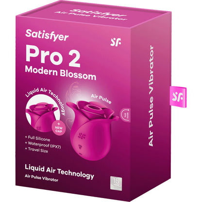SATISFYER - WIBRATOR AIR PULSE PRO 2 MODERN BLOSSOM
