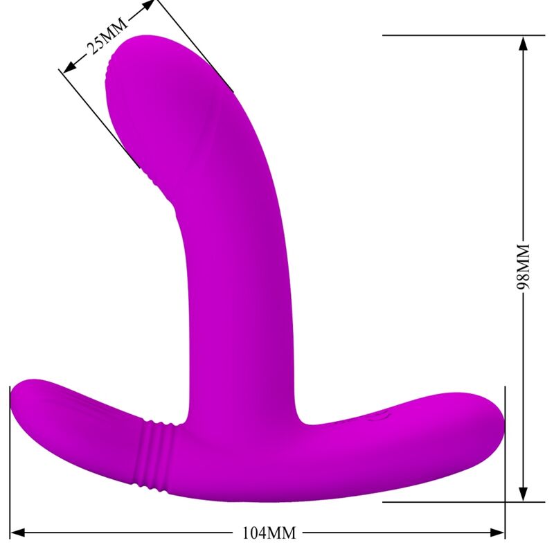 PRETTY LOVE - GERI MASAŻER ŁECHTACZKI RÓŻOWY PILOT