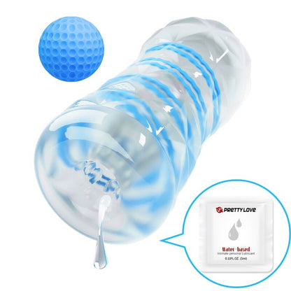 PRETTY LOVE - MAŁY MASTURBATOR Z NIEBIESKIMI SPIRALAMI