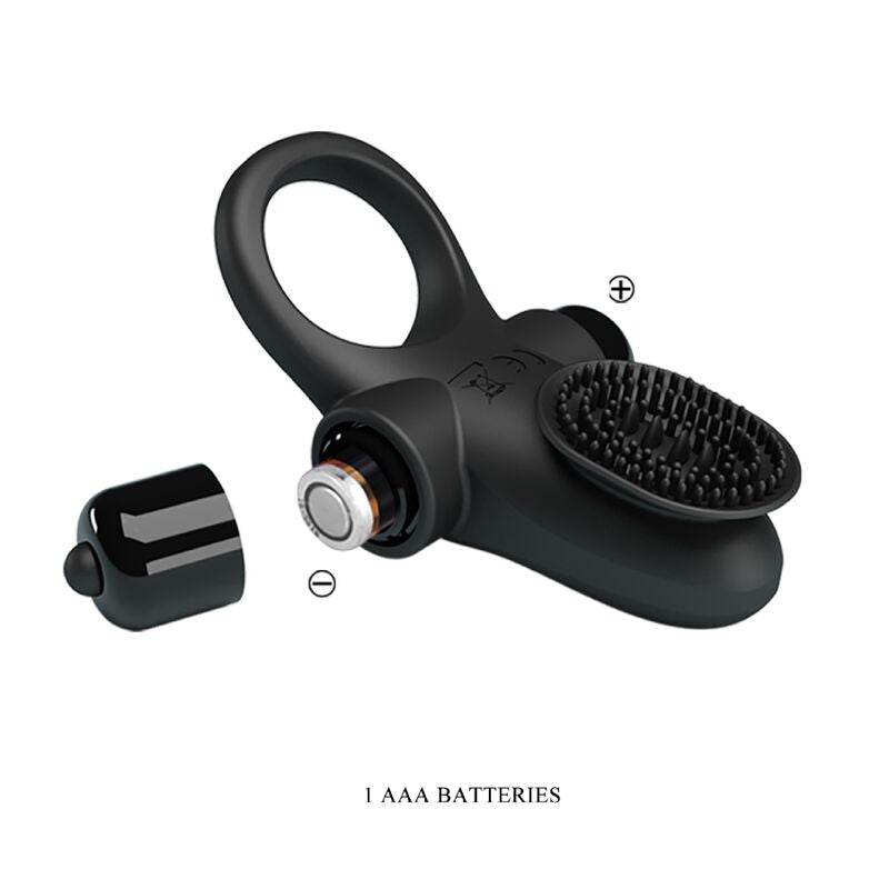 PRETTY LOVE - WIBRATOR RING II DO CZARNEGO PENISA