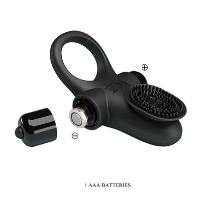 PRETTY LOVE - WIBRATOR RING II DO CZARNEGO PENISA