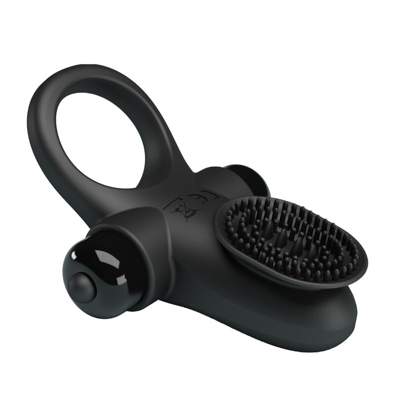 PRETTY LOVE - WIBRATOR RING II DO CZARNEGO PENISA