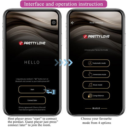 PRETTY LOVE - JEFFERSON STEROWANY APLIKACJĄ KOREK ANALNY CZARNY