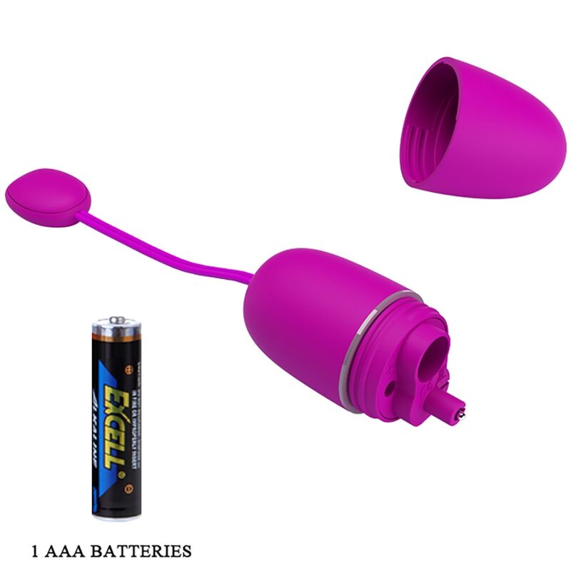 PRETTY LOVE - WIBRACYJNE JAJKO NYMFA STEROWANE APLIKACJĄ W KOLORZE FIOLETOWYM