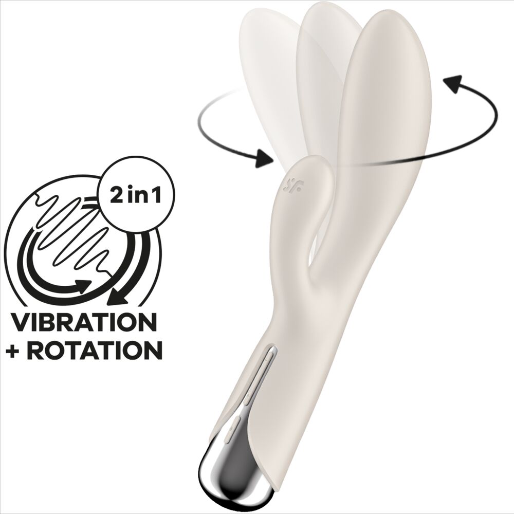 SATISFYER - WIRUJĄCY KRÓLIK 1 STYMULACJA ŁECHTACZKI I CZERWONEGO PUNKTU G