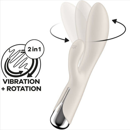 SATISFYER - WIRUJĄCY KRÓLIK 1 STYMULACJA ŁECHTACZKI I CZERWONEGO PUNKTU G