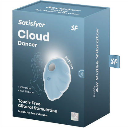 SATISFYER - CLOUD DANCER ZIELONY WIBRATOR Z pulsującym powietrzem
