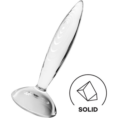 SATISFYER - LŚNIĄCY KRYSZTAŁOWY KOREK ANALNY