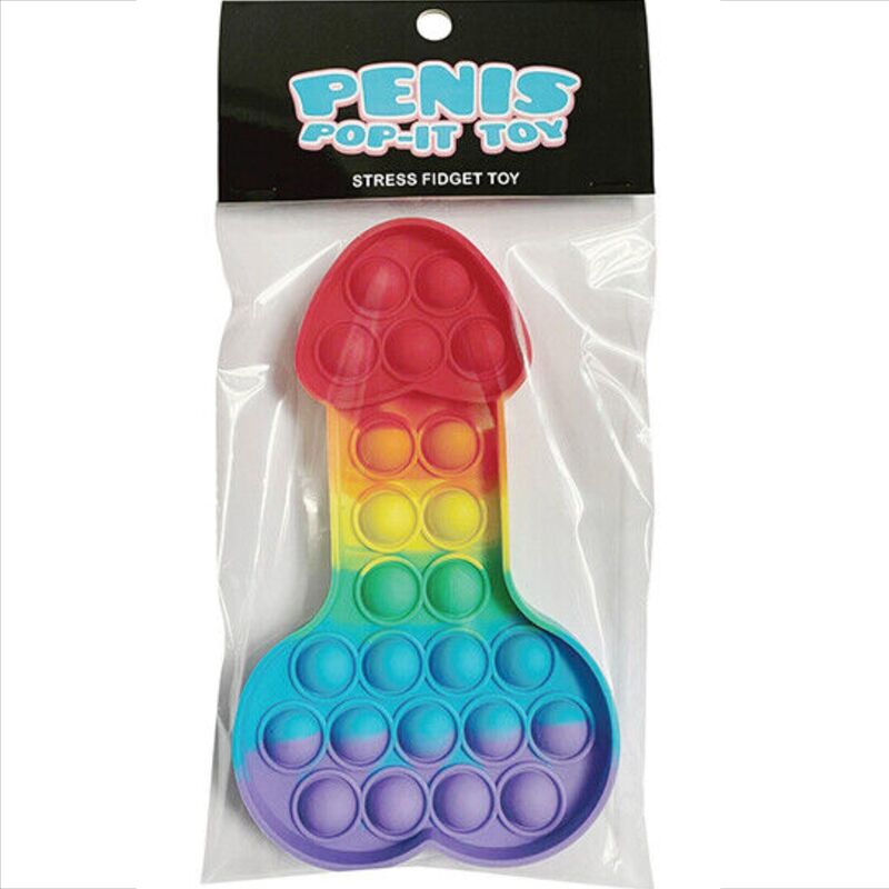 KHEPER GAMES - WIELOKOLOROWA ZABAWKA ANTYSTRESOWA POP-IT PENIS