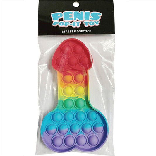 KHEPER GAMES - WIELOKOLOROWA ZABAWKA ANTYSTRESOWA POP-IT PENIS