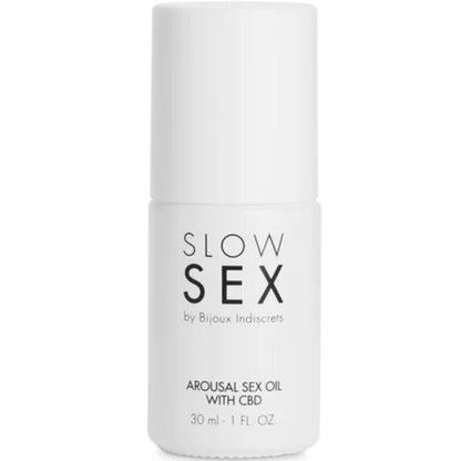 BIJOUX - OLEJEK DO MASAŻU SEKSUALNEGO SLOW SEX Z CBD 30 ML