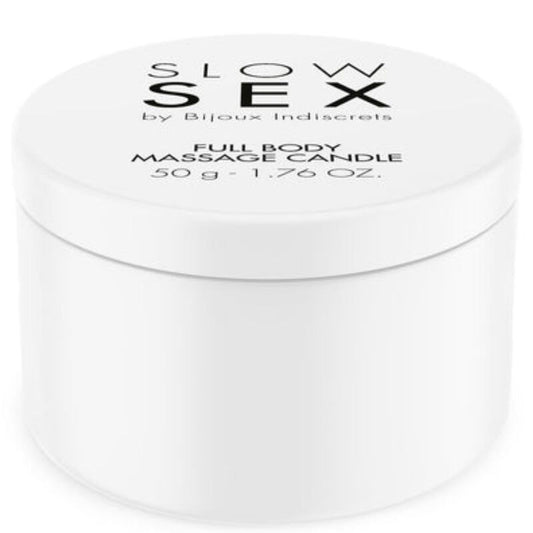 BIJOUX - ŚWIECA DO MASAŻU CIAŁA SLOW SEX 50 G