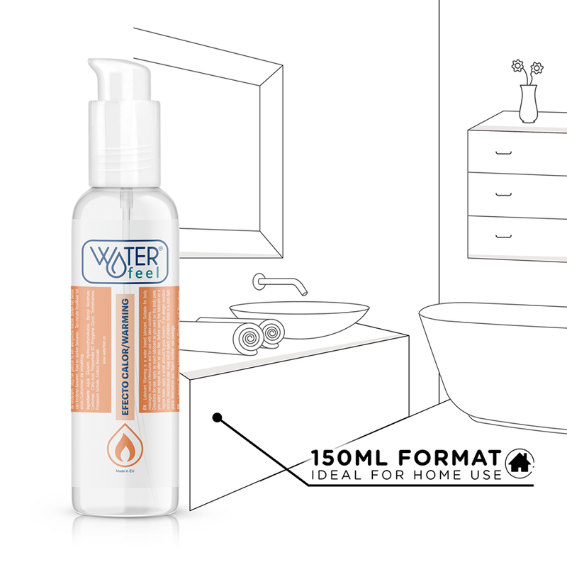 WATERFEEL - ŚRODEK LUBRYKANT Z EFEKTEM CIEPLNYM 150 ML