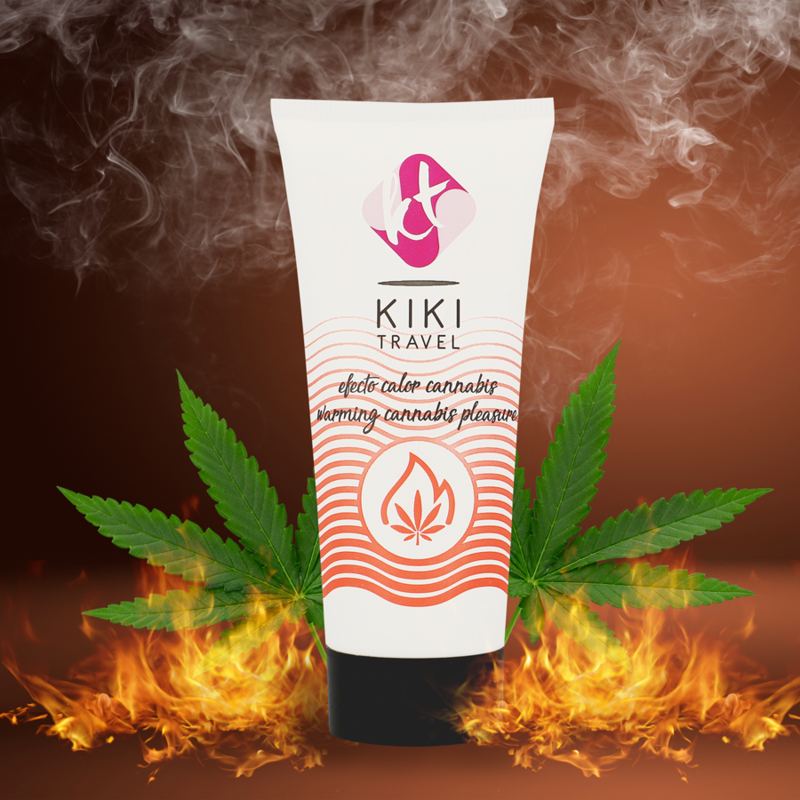 KIKÍ TRAVEL - LUBRYKANT O DZIAŁANIU HOT EFFECT Z KONOPI 50 ML