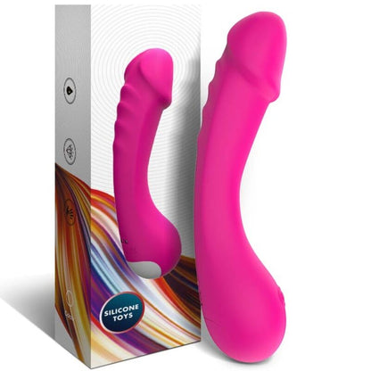 ARMONY - WIBRATOR DILDO PUNKT G SILIKON FUKSJA