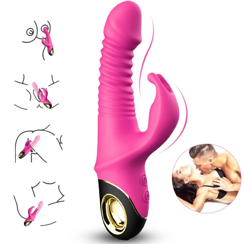 ARMONY - ZING DILDO WIBRATOR KRÓLIK FUKSJA
