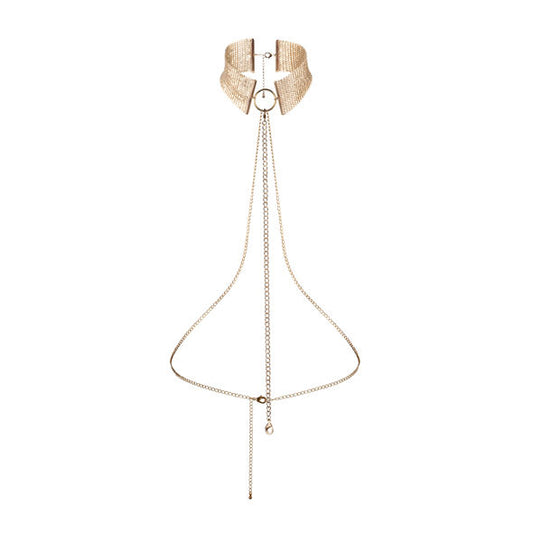 BIJOUX - DÉSIR MÉTALLIQUE ZŁOTY METALICZNY NASZYJNIK
