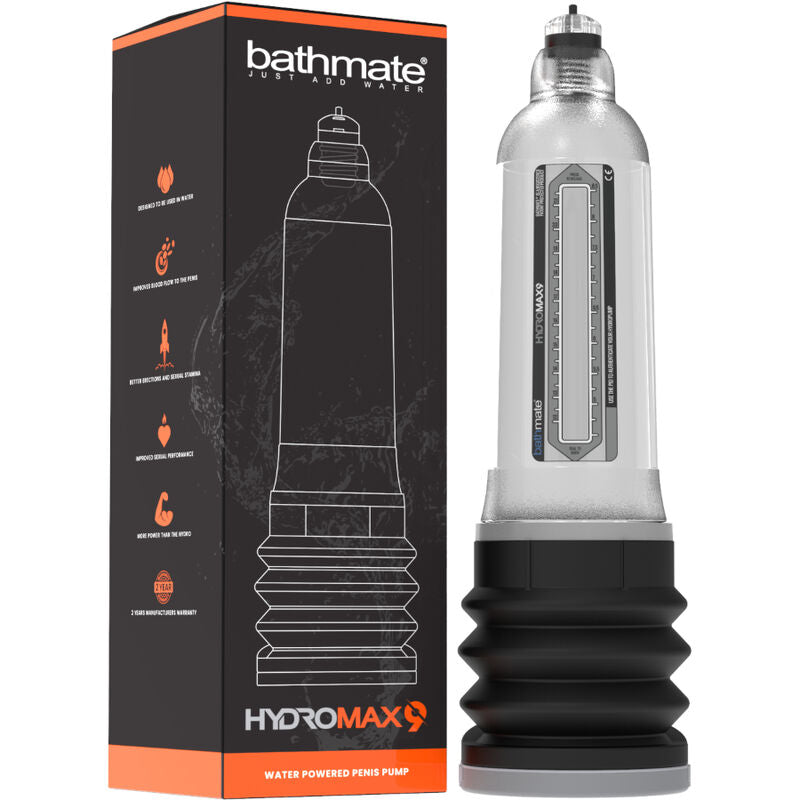 BATHMATE - HYDROMAX 9 PRZEŹROCZYSTA POMPKA ZWIĘKSZAJĄCA PENISA