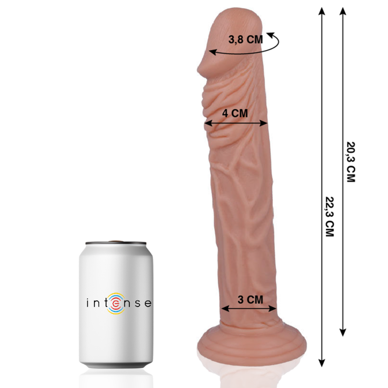 MR INTENSE - 27 REALISTYCZNY KUTAS 22,3 CM -O- 4 CM