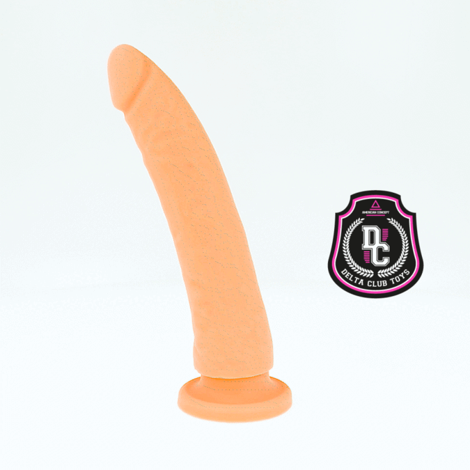 DELTA CLUB - ZABAWKI NATURALNE DILDO SILIKON MEDYCZNY 20 CM -O- 4 CM