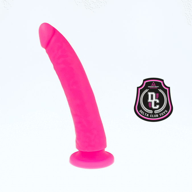 DELTA CLUB - ZABAWKI RÓŻOWY DILDO MEDYCZNE SILIKONOWE 20 CM -O- 4 CM