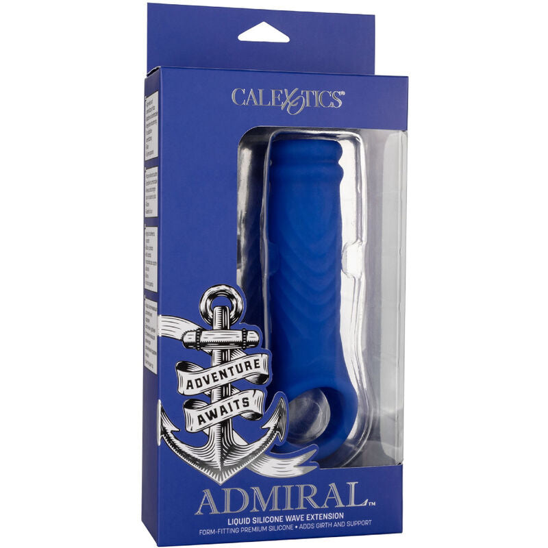 CALEXOTICS - ADMIRAL WAVE PENIS COVER PŁYNNY SILIKON NIEBIESKI