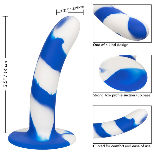 CALEXOTICS - ELASTYCZNY DILDO ADMIRAL SWIRL