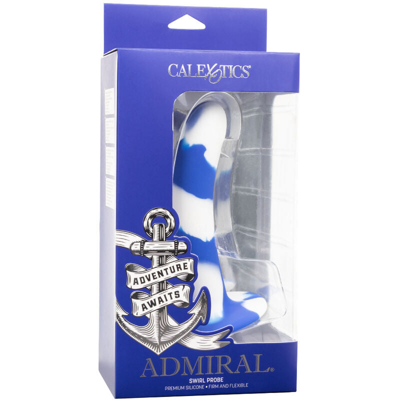 CALEXOTICS - ELASTYCZNY DILDO ADMIRAL SWIRL