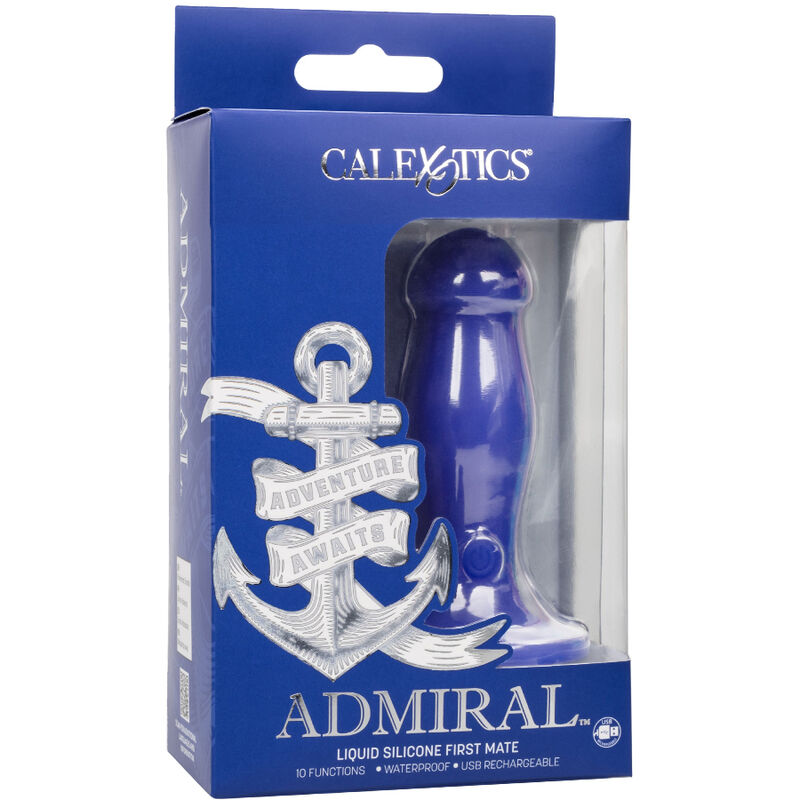 CALEXOTICS - ADMIRAL FIRST MATE ANAL PLUG VIBRATOR NIEBIESKI