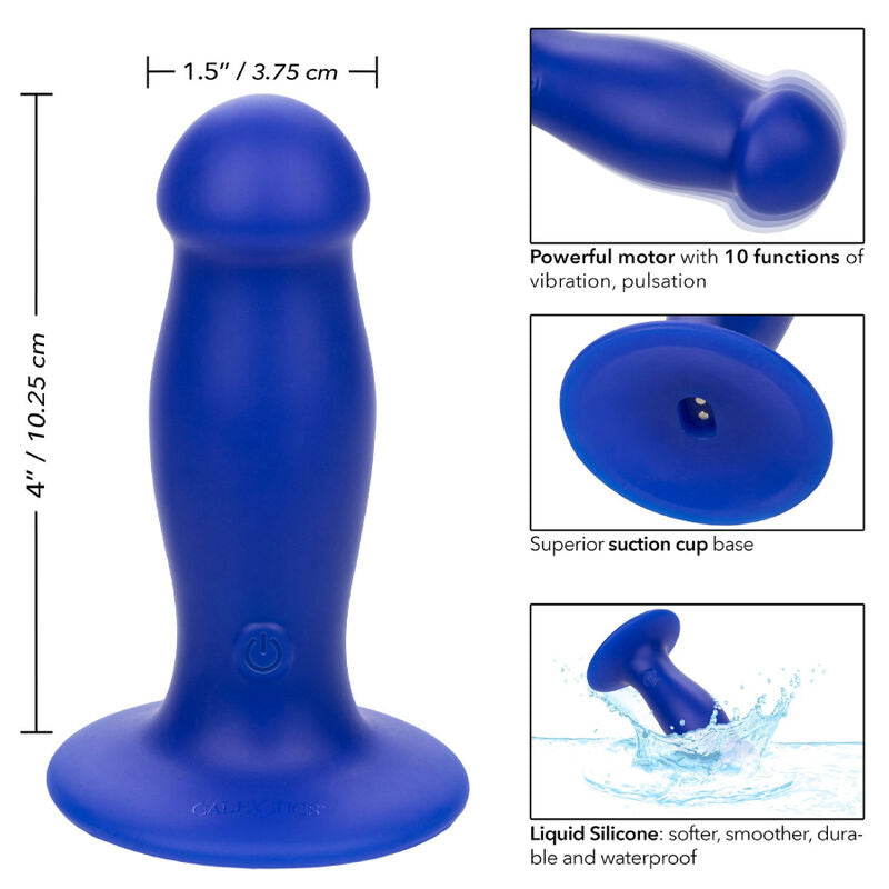 CALEXOTICS - ADMIRAL FIRST MATE ANAL PLUG VIBRATOR NIEBIESKI