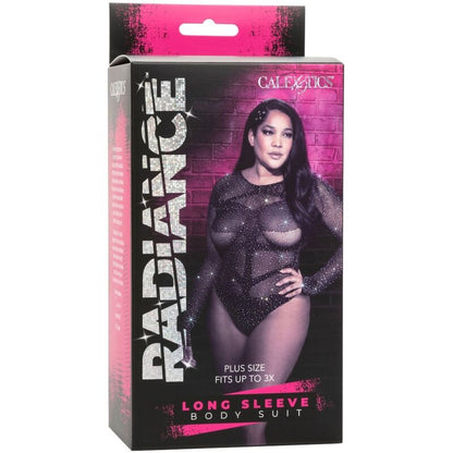 CALEXOTICS - BODY RADIANCE Z DŁUGIM RĘKAWEM RHINE ROZMIAR PLUS