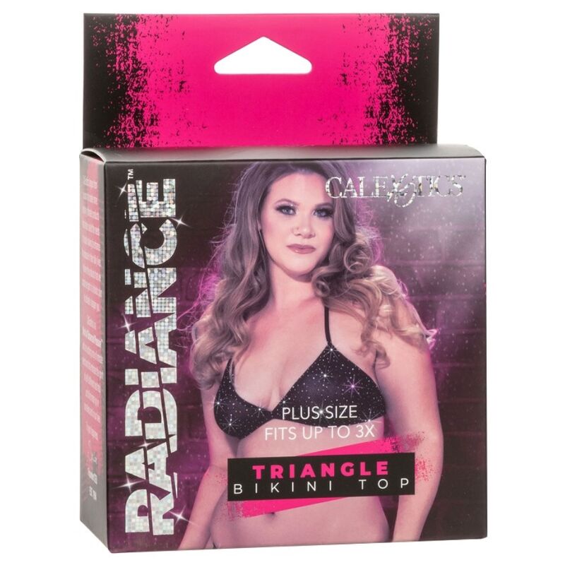 CALEXOTICS - RADIANCE TRÓJKĄTNA GÓRA BIKINI RHINE PLUS SIZE
