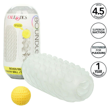 CALEXOTICS - BOUNDLESS REVERSIBLE SQUISHY BALL STROKE GRAY