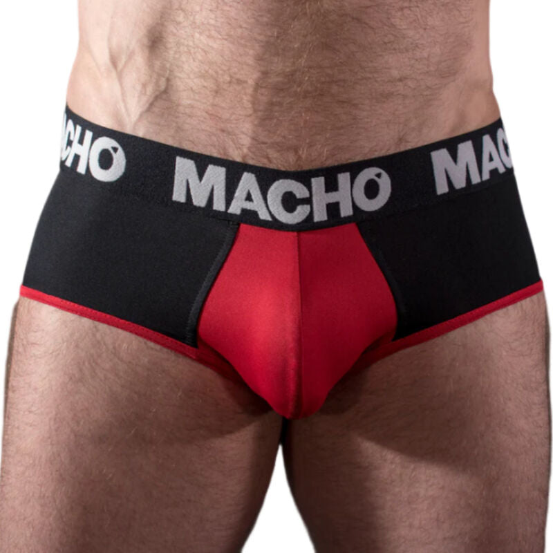 MACHO - MS26N SLIP CZARNO/CZERWONY M