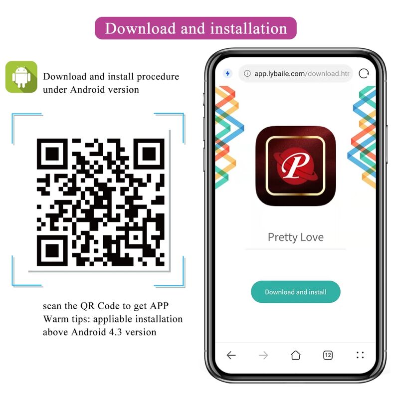 PRETTY LOVE - JEFFERSON STEROWANY APLIKACJĄ KOREK ANALNY FIOLETOWY