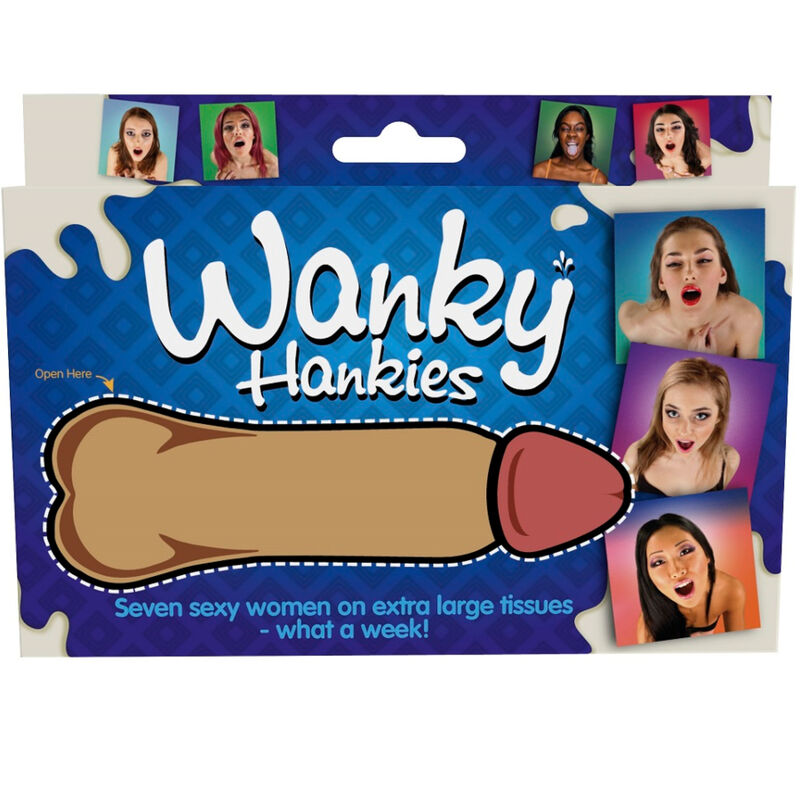 SPENCER &amp; FLEETWOOD - WANKY HANKIES 7 BARDZO DUŻYCH CHUSTECZEK DAMSKICH