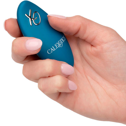 CALEXOTICS - MASAŻER DLA JEŹDŹCÓW Z PODWÓJNYM SILNIKIEM PILOTEM NIEBIESKI