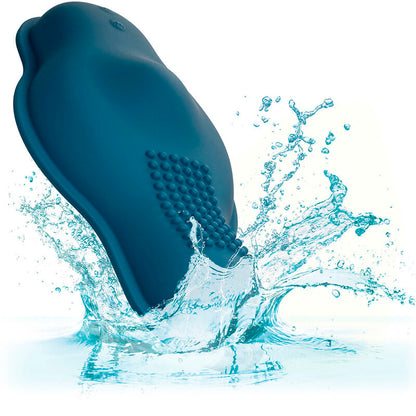 CALEXOTICS - MASAŻER DLA JEŹDŹCÓW Z PODWÓJNYM SILNIKIEM PILOTEM NIEBIESKI